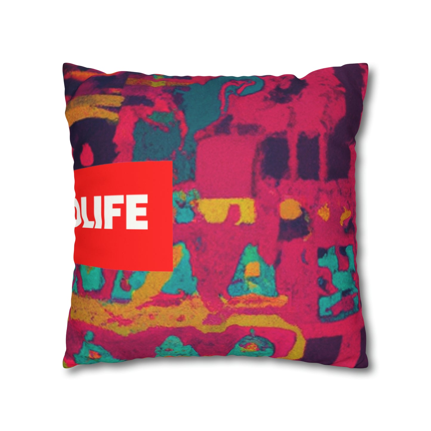 Pietro Veneziano - Faux Seude Square Pillow