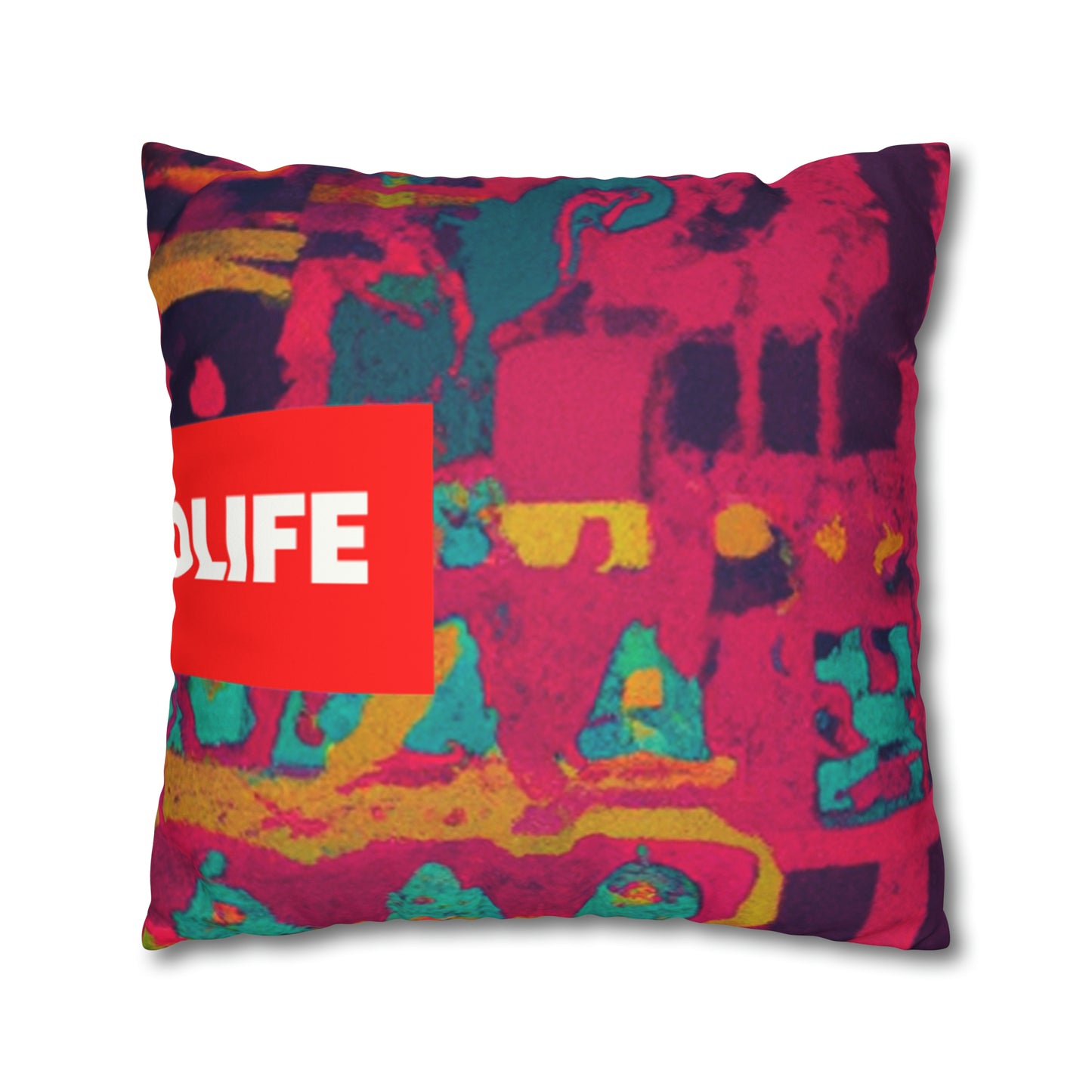 Pietro Veneziano - Faux Seude Square Pillow