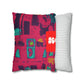 Pietro Veneziano - Faux Seude Square Pillow