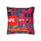 Pietro Veneziano - Faux Seude Square Pillow