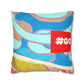 Eustace Melchior - Faux Seude Square Pillow