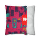 Pietro Veneziano - Faux Seude Square Pillow